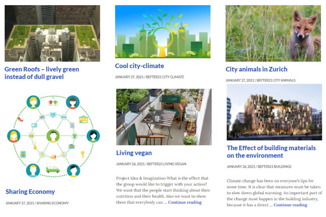 City Climate projects by student collaborations