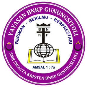 Logo BNKP Vocational 
                High School Gunungsitoli, Nias, Indonesia